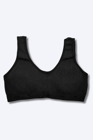 Liza Kadın Jakarlı Pedli Bustiyer-Siyah-XL