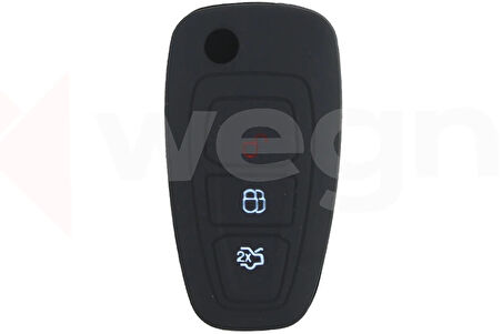 KONTAK ANAHTAR KUMANDA KORUYUCU KILIF SİLİKON FORD TRANSIT-MONDEO-FOCUS-RANGER-C MAX-S MAX SİYAH AKSESUAR