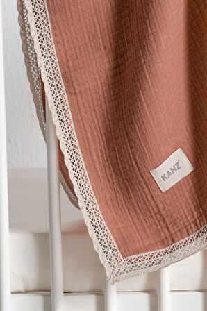 Kanz 4 Kat Kopanaki Müslin Pike Knz-017 Kiremit