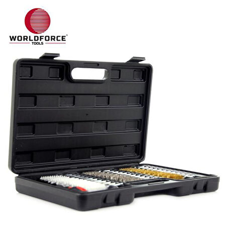 ENJEKTÖR KANAL TEMİZLEME FIRÇA SETİ 38 PARÇA GARAJ EKİPMANLARI HIRDAVAT