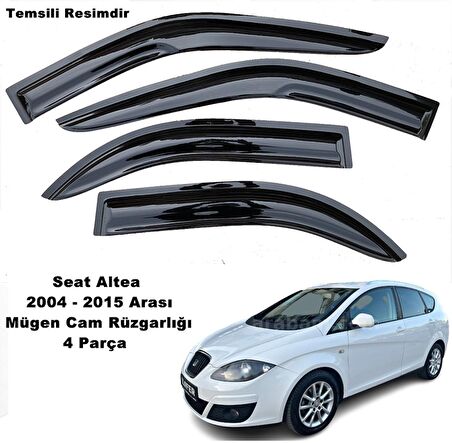 Seat Altea Mügen Cam Rüzgarlığı 2004 - 2015 Arası Tüm Kasalar 4 Lü Set Mügen Cam Rüzgarlığı