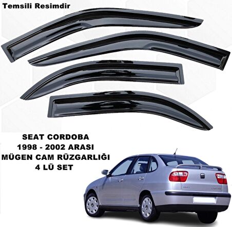 Seat Cordoba Mügen Cam Rüzgarlığı 1998 - 2002 Arası 4 Lü Set Cam Rüzgarlığı