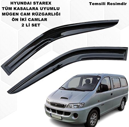 Hyundai Starex Mügen Cam Rüzgarlığı Tüm Kasalara Uyumlu Sağ - Sol Ön İki Camlar 2 Li Set