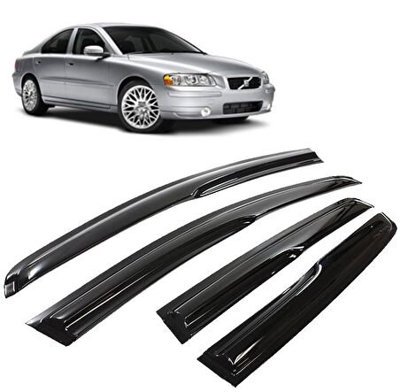 Volvo S60 Mügen Cam Rüzgarlığı 2001-2010 Arası 4 Lü 