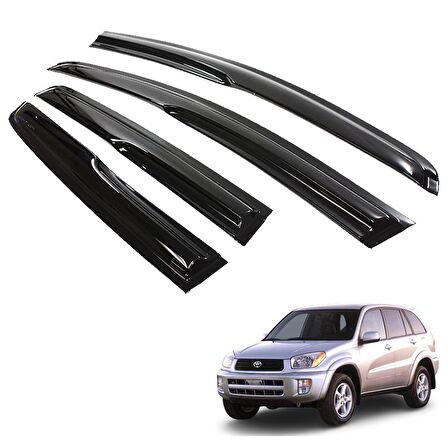 Toyota RAV 4 Mügen Cam Rüzgarlığı 1999 - 2005 Arası 4 Lü SET