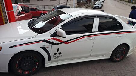 Mitsubishi LANCER Mügen Cam Rüzgarlığı 2008-2015 Arası 4 Lü Takım