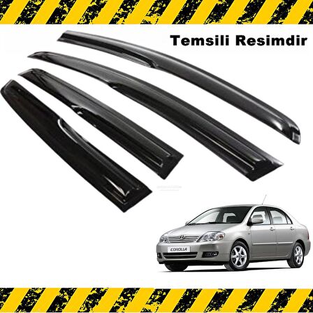 Toyota COROLLA Mügen Cam Rüzgarlığı 2007 - 2013 Arası 4 Lü SET