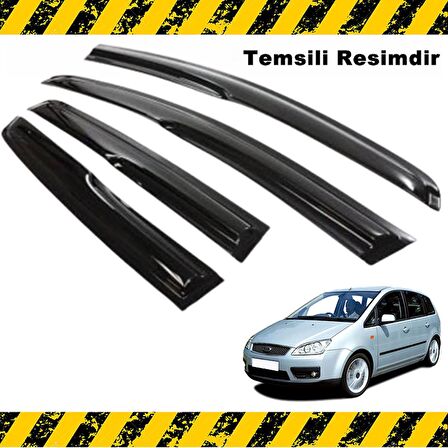 Ford C-MAX Mügen Cam Rüzgarlığı 2003-2009 Arası 4 Lü SET