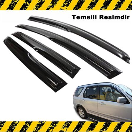 HONDA CRV Mügen Cam Rüzgarlığı 2002 - 2007 Arası 4 Lü SET