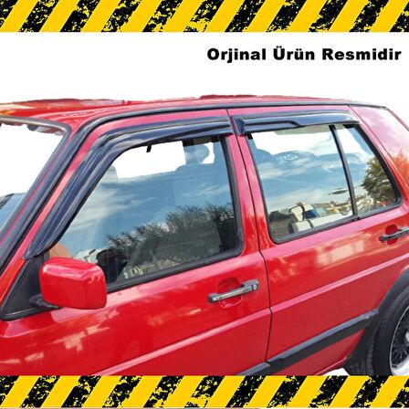 Volkswagen Golf 2 Mügen Cam Rüzgarlığı Tüm Kasalar 4 Lü SET