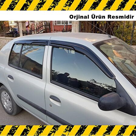 Renault Clio 2 Symbol Mügen Cam Rüzgarlığı Sedan 1999-2008 Arası 4 Lü SET