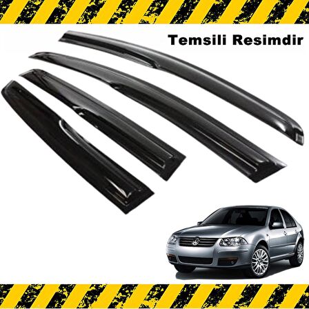 VW BORA Mügen Cam Rüzgarlığı 1998-2004 Arası 4 Lü SET