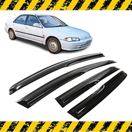 Honda Civic Mügen Cam Rüzgarlığı 1992 - 1996 Arası 4 Lü SET