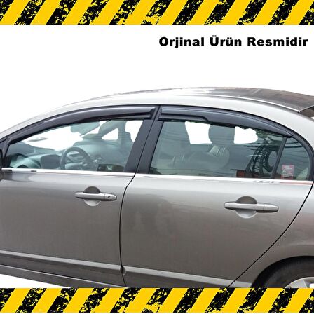 Honda CİVİC Mügen Cam Rüzgarlığı 2007 - 2012 Arası 4 Lü SET
