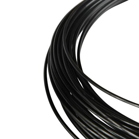 Black Code Monofilament Tenis Kordajı - 1,24 Mm - Siyah