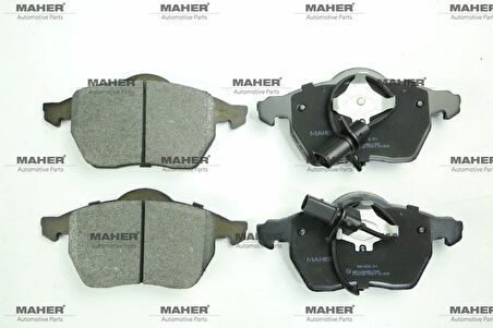 FREN BALATA PASSAT 1997-2005 / A4 1999-2005 / A6 1998-2005 1.8T-1.9 KULAKLI FİŞLİ ÖN 4B0698151N