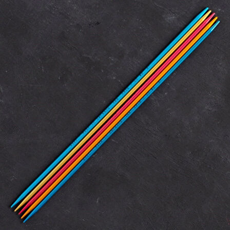 Addi Colibri 3mm 20cm Renkli Çorap Şişi - 204-7