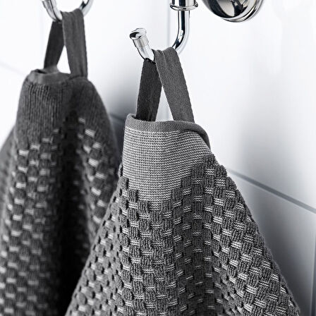 Banyo havlusu, koyu gri, 70x140 cm