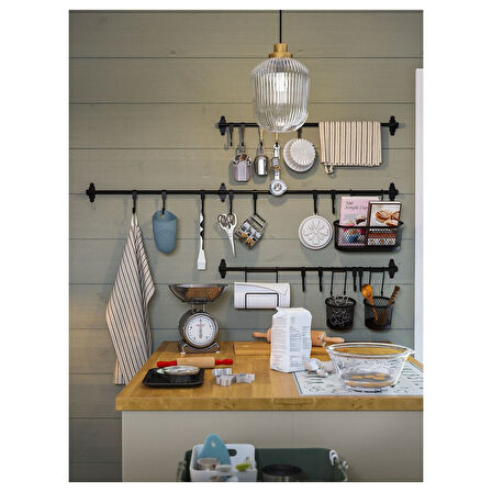 Çatal bıçaklık, siyah, 14x16 cm