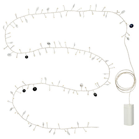 Aydınlatma zinciri, lame, 3.5 m, pilli