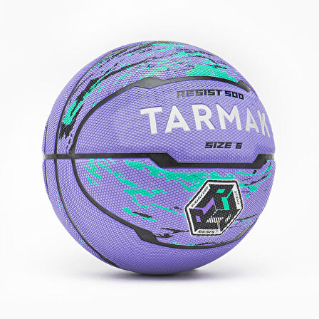Basketbol Topu R500 - 6 Numara - Mor Turkuaz