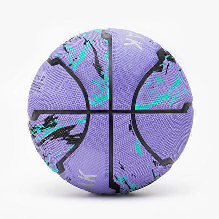 Basketbol Topu R500 - 6 Numara - Mor Turkuaz