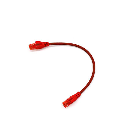 DİGİTUS PATCH CORD UTP CAT6 0.25 MT RED (10'LU PAKET)