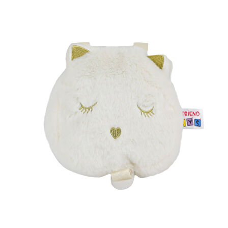 2062 Ekru Kedi Çanta -My Friend Toys