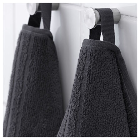 Banyo havlusu, koyu gri, 100x150 cm
