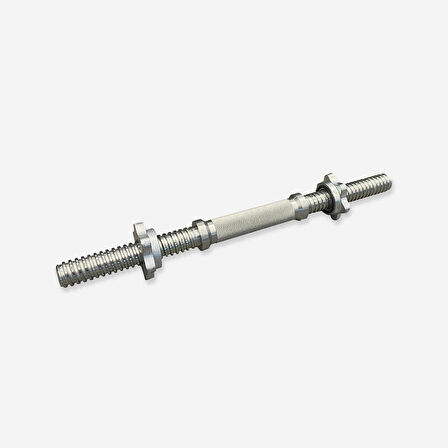 45 Cm/23 Mm Tırtıklı Dambıl Barı - Çelik - 60 kg