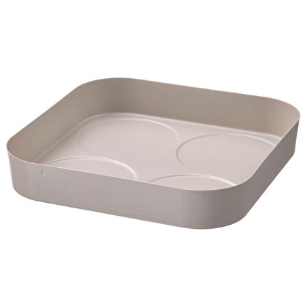 Baharatlık tepsisi, gri-bej, 17x17 cm