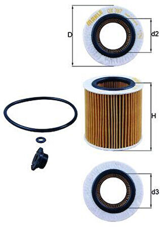 YAG FILTRESI BMW N20 F10 F20 F30 F22 F32 F34 F36 E84 E89 11427953125