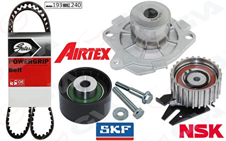 DEVİRDAİMLİ EKSANTRİK GERGİ KİTİ 193X240 DOBLO 01 BRAVA-BRAVO- 1996-2001 -PALIO 2000 MAREA 1996 1.9TD 7778565 55215666 46457742