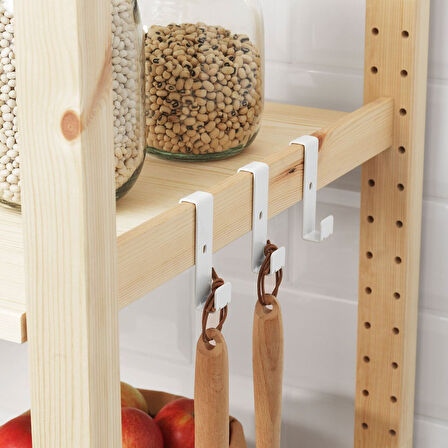 Yan ünite kancası, beyaz