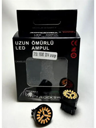 LED AMPUL T20 18 LED TURUNCU 12V