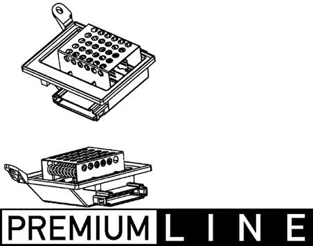 KLIMA FAN REGULATORU MERCEDES VITO W639 2003 A0018358706