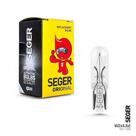 AMPUL W1.2W 125 1.2W W2104.6D T5 K. DİPSİZ STANDART YENİLEME (10 ADET)