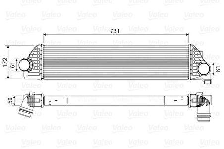 TURBO RADYATÖRÜ RENAULT MASTER 3 2010 OPEL MOVANO B 2010 2.3DCI 144960015R 144969388R