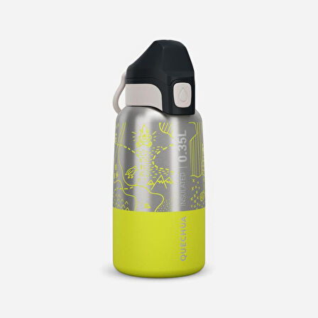 Çocuk Outdoor Paslanmaz Çelik Termos - 0,35 L - Yeşil
