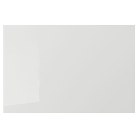 Çekmece ön paneli, parlak cila açık gri, 60x40 cm