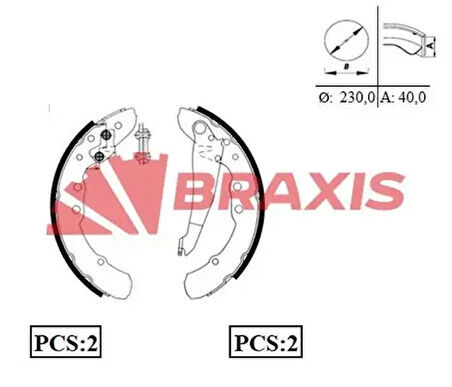 ARKA FREN BALATASI PABUC PASSAT PASSAT VARIANT 89 97