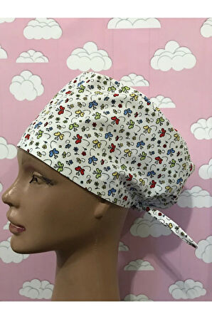 Cerrahi Bone Lastikli Ve Bağcıklıdır Doktor Hemşire Bonesi