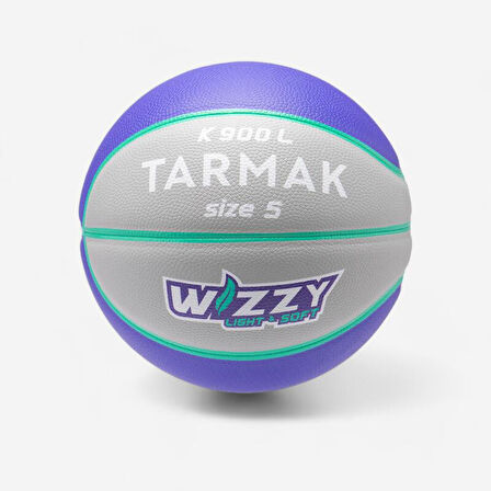 Basketbol Topu - 5 Numara - Gri / Mor - K900 WIZZY