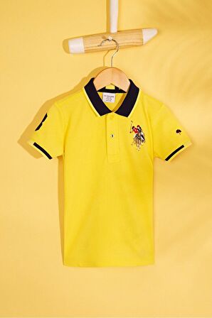 Sarı Erkek Cocuk T-Shirt