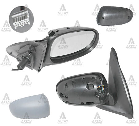 AYNA DIŞ DİKİZ ALMERA 2000-2006 ELEKTRİKLİ SAĞ 96301 BN228