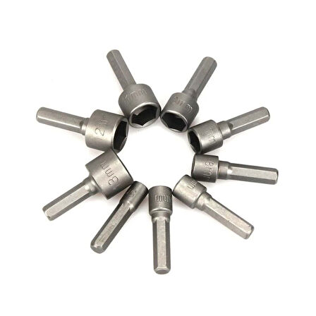 9 Parça Manyetik Somun Adaptörü 