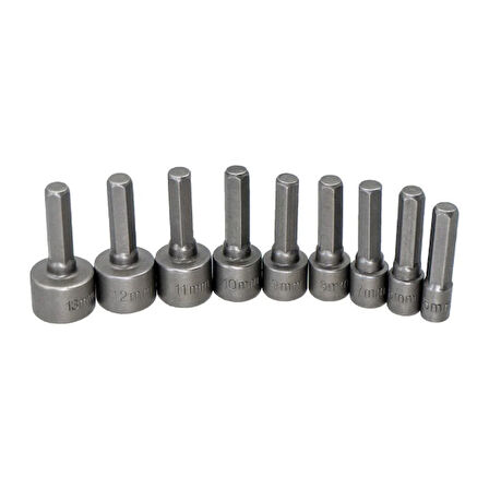 9 Parça Manyetik Somun Adaptörü 