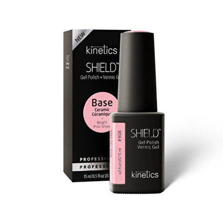 Kinetics Shield Ceramic Base Bright Pink Silver 908 15ml