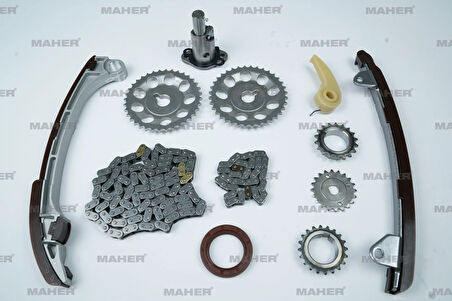 EKSANTRİK ZİNCİR SETİ AVENSIS 2001-2008 1AZFSE / RAV-4 2005-2008 1AZFE / 2.0 BENZİNLİ (11 PARÇA) 13506 0H010