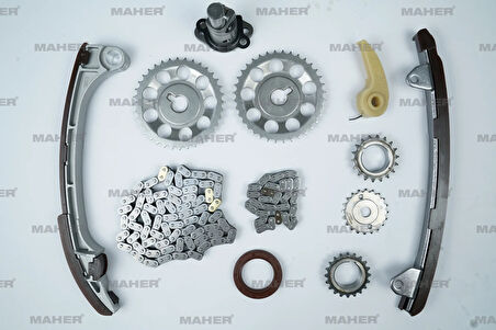 EKSANTRİK ZİNCİR SETİ AVENSIS 2001-2008 1AZFSE / RAV-4 2005-2008 1AZFE / 2.0 BENZİNLİ (11 PARÇA) 13506 0H010